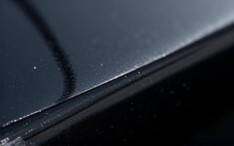 Luxury car before detailing